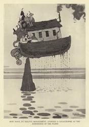 Cómo Noé, con hábil manejo, evitó una catástrofe en el descenso del diluvio