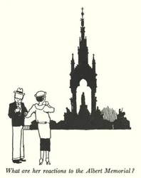 ¿Cuáles son sus reacciones al Albert Memorial? (litografía)