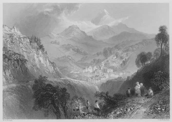 Enniskerry, cerca de Dublín (grabado)