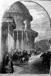 Apertura de la Gran Exposición Industrial de 1853 en Dublín, de 