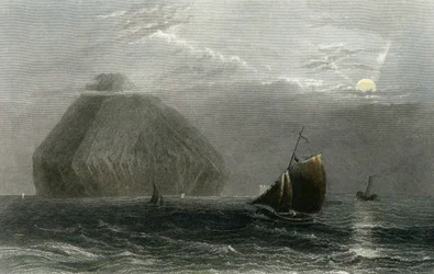 Ailsa Craig, grabado por J. T. Willmore