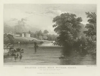 Braxted Lodge, cerca de Witham, Essex, la residencia de P Ducane, Esquire