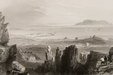 Bahía de Dublín desde las Canteras de Kingstown, de 