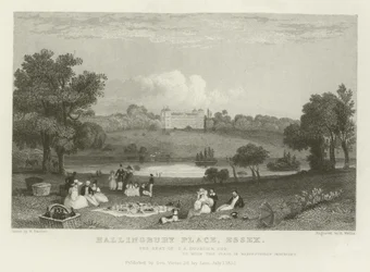 Hallingbury Place, Essex, la residencia de J A Houblen, Esquire