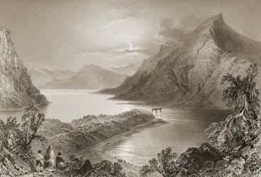 Lough Inagh, Connemara, Condado de Galway, de 