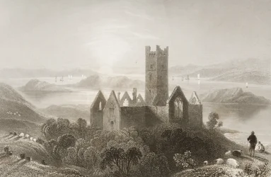 Abadía de Roserk, Condado de Mayo, Irlanda, de 