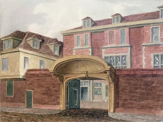 Entrada a la Casa Vieja de Winchester, 1839
