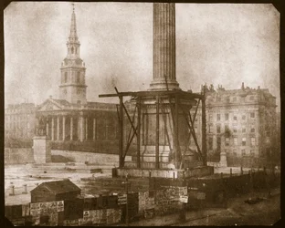 La Columna de Nelson en construcción, c.1841