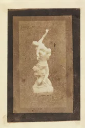 Estatuilla de El rapto de las sabinas (copia de Brewster de una impresión de Talbot)