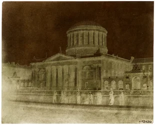 The Four Courts, Dublín (Negativo de papel-Cámara)