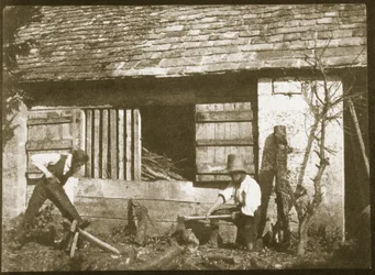 Los leñadores, 1845