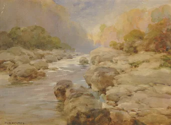 Rock Creek sin modificar, hacia 1910