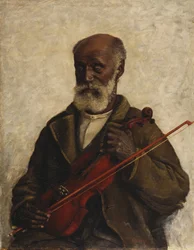Viejo esclavo, c.1889 (óleo sobre lienzo)