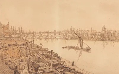 Vista del Puente Viejo de Londres