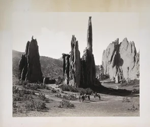 Agujas de la Catedral, Jardín de los Dioses, Colorado