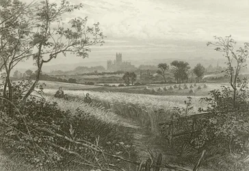 Catedral de Canterbury, desde Harbledown