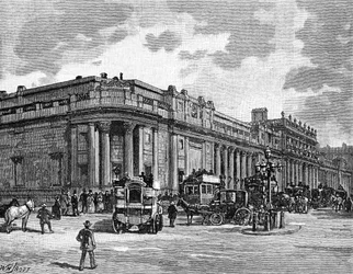 El Banco de Inglaterra, Londres, 1900