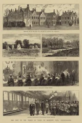 La visita del Príncipe de Gales a Bradgate Park, Leicestershire