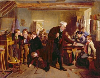 La escuela del pueblo, 1857