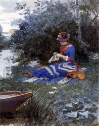 Una tarde tranquila, 1880
