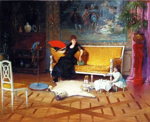 La hora del té de las muñecas, 1885