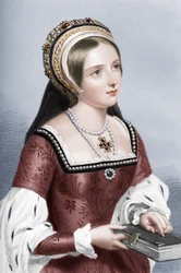 Catalina Parr 1512-1548, la sexta esposa del rey Enrique VIII, 1851