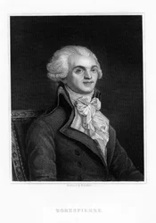 Maximilien Robespierre, uno de los líderes de la Revolución francesa, siglo XIX