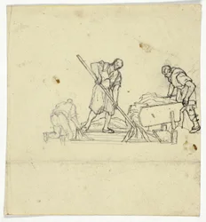 Tres trabajadores