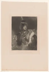 Retrato de Charles William Vane interpretado como Charles William Stewart El marqués de Londonderry (título sobre el objeto)