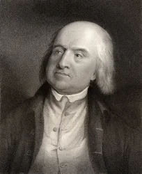 Jeremy Bentham, grabado por S. Freeman (1773-1857) de 