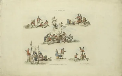 Escenas de campamento, 1803