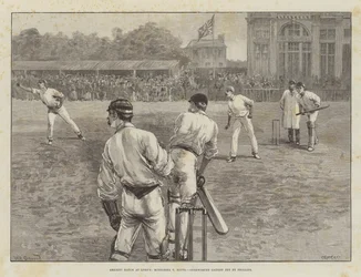 Partido de cricket en Lord
