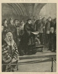 Apertura de los Tribunales Reales de Justicia