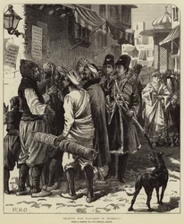 Leyendo carteles de guerra en Stamboul