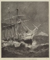 Regreso de la Expedición al Polo Norte, HMS Alert de vuelta a casa