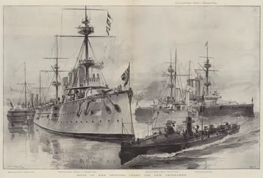 Buques de guerra en construcción bajo el nuevo programa