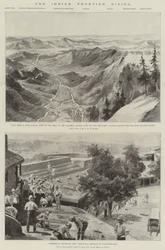 El levantamiento de la frontera india