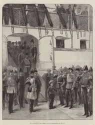 El Desembarco del Hijo del Emir en Portsmouth el 24 de mayo