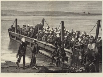 La Guerra Zulú, la columna del Coronel Pearson cruzando el Tugela