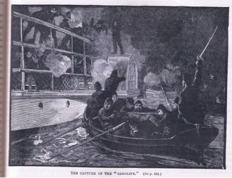 La captura del Caroline, 1838 d.C.