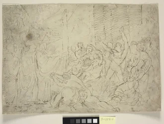 Cristo curando a un hombre enfermo, o La resurrección de Lázaro
