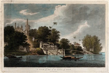 Vista de parte de la ciudad de Oud