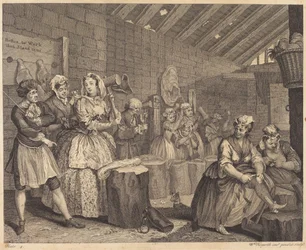 El Progreso de una Prostituta: pl.4