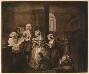 El progreso de un libertino - 5: Se casa, 1733