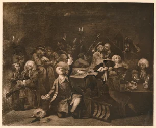 El progreso de un libertino - 6: La casa de juego, 1733