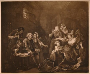 El Progreso de un Libertino - 7: Prisión de Fleet, 1733