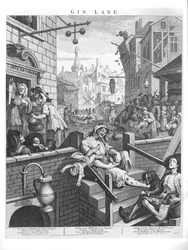 La calle de la ginebra, 1751