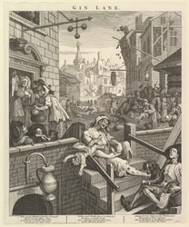 Gin Lane, 1 de febrero de 1751