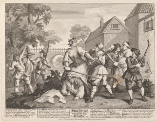 Hudibras vencido por Trulla