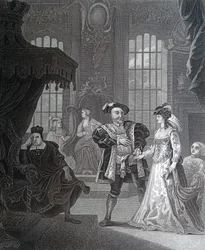 El rey Enrique VIII y Anna Bullen